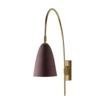 Porta Romana Kingsley Wall Light Brass with Bromine