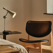 Tom Dixon Unbeaten Table Lamp on bedside table