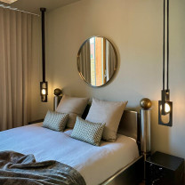 Lee Broom Mythos Duo Pendant Lifestyle Bedroom