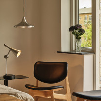 Tom Dixon Flat Pendant in Bedroom