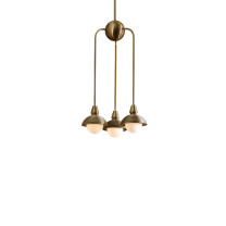 Bert Frank Eos Pendant Drop 3 Short Antique Brass