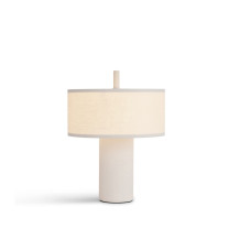 New Works Margin LED Portable Lamp - White Canvas