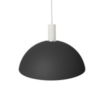 Ferm Living Collect Low Socket Pendant Dome White Black