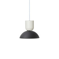 Ferm Living Collect Bell Socket Pendant Hoop White Black