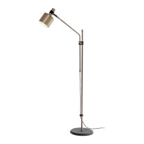 Bert Frank Riddle Single Floor Lamp Antique Brass