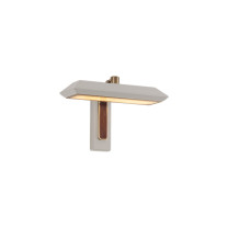 Bert Frank Rinato LED Single Wall Light Brushed Brass White