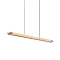 J. Adams & Co Strata 1200 Pendant Satin Nickel