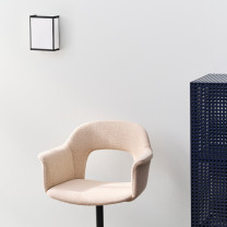 HAY Ava Square Wall Lamp Lifestyle Armchair