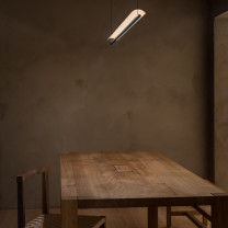 Santa & Cole Lamina 165 LED Pendant Light Lifestyle Table