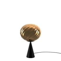 Tom Dixon Whirl Cone Fat Table Gold/Black LED Off
