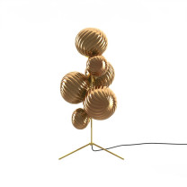 Tom Dixon Whirl Floor Chandelier Gold - Off