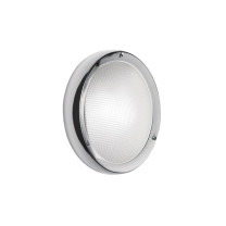 Artemide Architectural Niki Outdoor Wall / Ceiling Light Gloss Aluminium