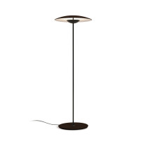 Marset Ginger P LED Floor Lamp Wenge White