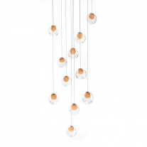 Bocci 28 Series Chandelier 11 Lights Rectangular Ceiling Canopy