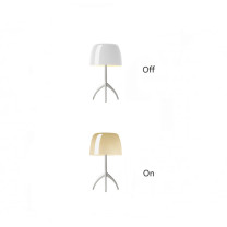 Foscarini Lumiere Table Lamp - Small, Aluminium / Warm White