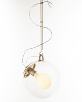 Artemide Miconos Suspension Light Satin brass