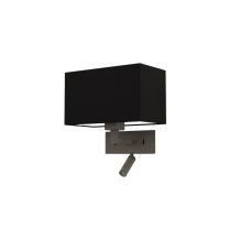 Astro Park Lane Reader LED Wall Light Rectangle 285 Black