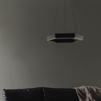 Resident Hex 500 LED Pendant In Situ Settee