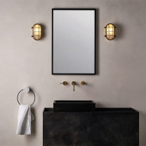 Astro Thurso Oval Coastal Wall Light Lifestyle Bathroom