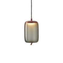 Brokis Knot Pendant Cilindro Smoke Grey Copper