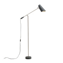 Northern Birdy Floor Lamp Grey/Steel