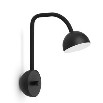 Northern Blush Wall Light Black