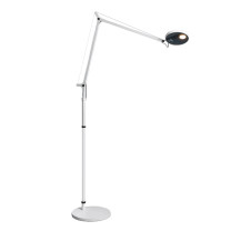 Artemide Demetra LED Professional Reading Floor Lamp - Opaque black