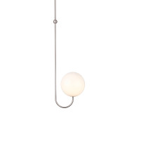 Michael Anastassiades Single Angle Pendant Nickel