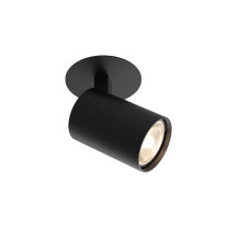 Astro Ascoli Recessed Wall  Ceiling Light Matt Black
