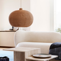 Ferm Living Braided Belly Pendant in Living Room