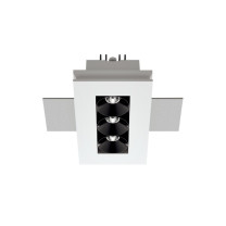 Light Attack Gyp-Line-3 LED Recessed Ceiling Light - Black