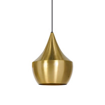 Tom Dixon Beat LED Fat Pendant Light - Brass