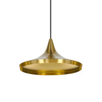 Tom Dixon Beat Wide LED Pendant Light Brass