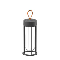 Flos In Vitro LED Outdoor Unplugged Light Anthracite