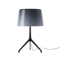 Foscarini Lumiere XXL Table Lamp - Black Chrome / Grey