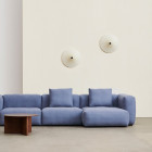 HAY Matin Ceiling and Wall Light White Behind Sofa