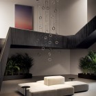 Lodes IVY I LED Pendant Matte Black 9005 and Extra Matte Champagne