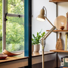 Anglepoise Original 1227 Floor Lamp National Trust Buttermilk Yellow