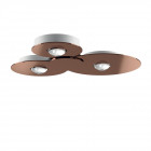 Lodes Bugia LED Ceiling Light - Triple, Bronze