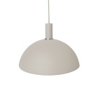 Ferm Living Collect Low Socket Pendant Dome Grey Grey