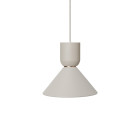 Ferm Living Collect Bell Socket Pendant Bell Grey Grey