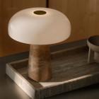 Beige Design For The People Glossy Mini Table Lamp