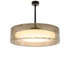 Marset Ringo LED Ceiling Light Fixed Stem 90 Smoked 40