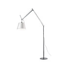 Artemide Tolomeo Mega LED Floor Lamp Aluminium 320 Silk