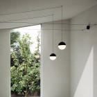Black Flos String Light Sphere LED Pendants