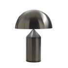 Oluce Atollo Table Lamp Large Black Nickel