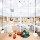 Zero Fog LED Pendant Lifestyle Atrium