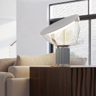 Silver, Small Flos Taccia LED Table Lamp