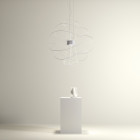 Axolight Hoops LED Suspension White Above Table