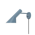 AJ Wall Lamp Dusty Blue Cable & Plug